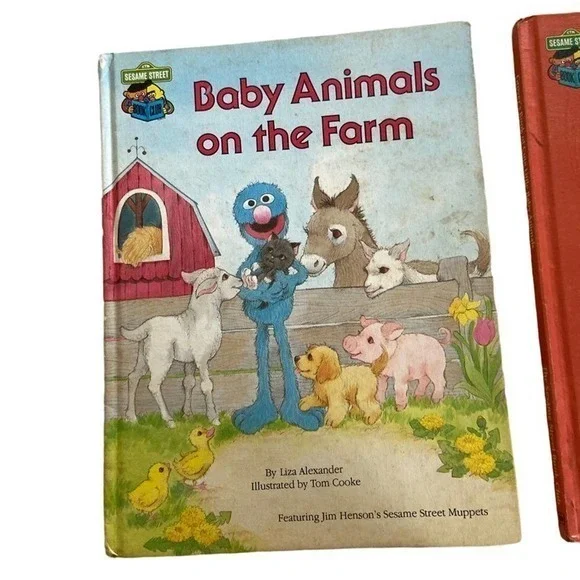 Sesame Street Books Vintage Lot.‎ Book Club Books. Grover, Muppets, 1980s - Picture 2 of 6